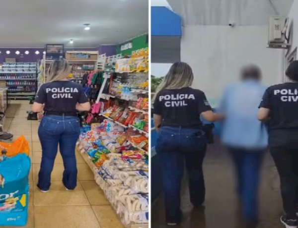 Comerciante é preso suspeito por estupro e ameaça de menina de 11 anos